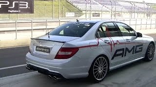 Drifting with the Mercedes Benz C63 AMG  Race Taxi  Red Bull Ring Austria [upl. by Aitnas]