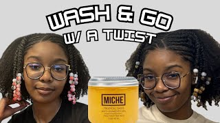 wash amp go with a twist  miche tropical oasis gel  i still think about this gel 😩 [upl. by Murage]