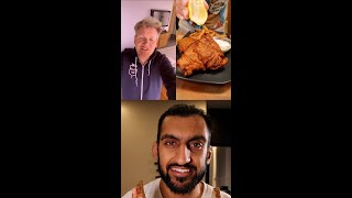 Gordon Ramsay Reacts to My Pakistani Fish amp Chips [upl. by Wehner194]