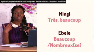 APPRENDRE LE LINGALA  Cours de Lingala n°7  LAfropolitaine [upl. by Ardnahc]