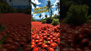 ¡La Isla de los Cangrejos Rojos 🦀🌴 ¡Una Migración Increíble que Tienes que Ver [upl. by Etnoed235]