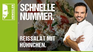 Schnelles ReissalatRezept mit Hühnchen von Steffen Henssler [upl. by Nolasba]