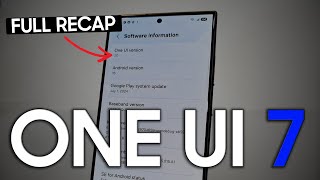 One UI 7  EVERYTHING we know so far [upl. by Haimorej]