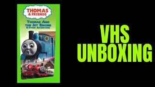 THOMAS AND THE JET ENGINE amp OTHER ADVENTURES  VHS UNBOXING  Lukegoldstonofficial [upl. by Him]