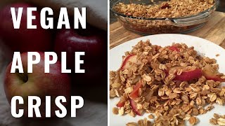 Vegan Apple Crisp WFPB Oil Free [upl. by Kerred715]