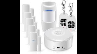 WiFi Smart Wireless Alarm System Installation [upl. by Irak]