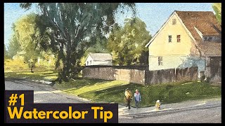 Painting Watercolor in Layers How to paint light [upl. by Llennor166]