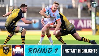 Dragons RFC v Edinburgh Rugby  Instant Highlights  Round 1  URC 202324 [upl. by Fransen]