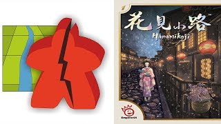 The Broken Meeple  Hanamikoji Review [upl. by Arodasi]