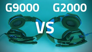 G2000 vs G9000 Gaming Headset  Review Mic Test and Comparison [upl. by Inalawi]