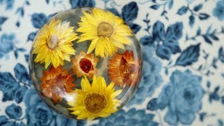 DIY Floral Paperweights [upl. by Rigby]