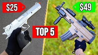 TOP 5 BEST Airsoft Guns Under 50 [upl. by Nnaear]