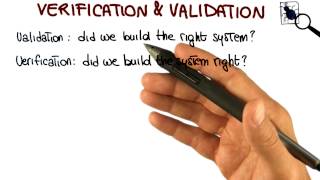 Verification amp Validation  Georgia Tech  Software Development Process [upl. by Niak]