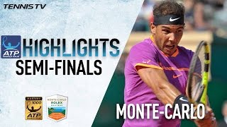 Highlights Nadal RamosVinolas Set Up Spanish Final At MonteCarlo 2017 [upl. by Bacon]