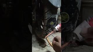 tubeless tyre puncture repaircar tyre tubeless bike [upl. by Dulcinea94]