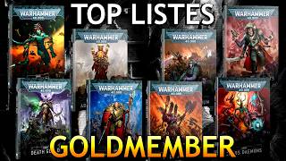 40K  TOP LISTES  LE RETOUR DE GOLDMEMBER [upl. by Ennairek]