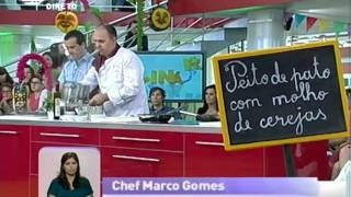 Receita Peito de pato com molho de cerejas  Praça da Alegria [upl. by Wait]