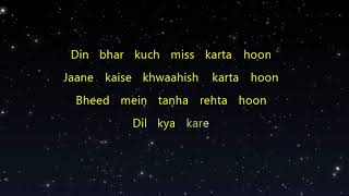 Dil Kya Kare  SalaamEIshq Karaoke Version [upl. by Lane352]