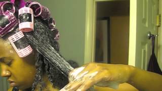 131 Natural Hair Styling Tutorial quotRollerSetRevivalquot [upl. by Tiff]