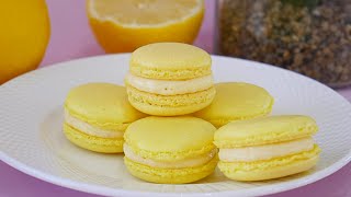 Réussir ses Macarons à la meringue Française au Citron acidulé [upl. by Davita]