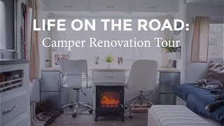 Renovated Camper Tour [upl. by Hatty267]