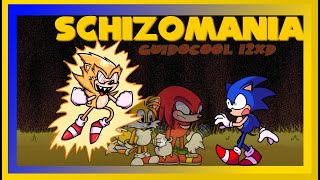 friday night funkin mods Schizomania point fleetway vs sonic Phantasm Remix [upl. by Norry]