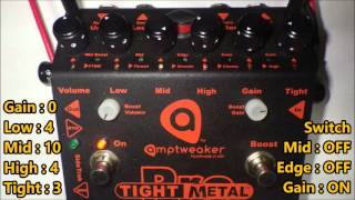 Amptweaker  TightMetal Pro  sound check [upl. by Ainesy]