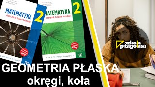 Okrąg Położenie prostej i okręgu  Klasa2 Podręcznik OE zadanie 12 [upl. by Essined]