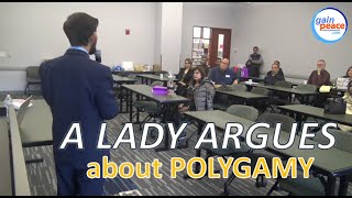 A lady argues about POLYGAMY  gets an interesting response [upl. by Ynnohj14]