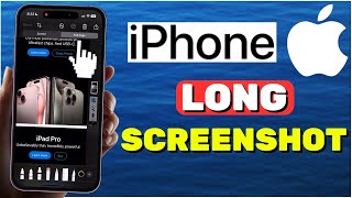 How To Take Long Screenshot in iPhone iOS 18 [upl. by Paris]