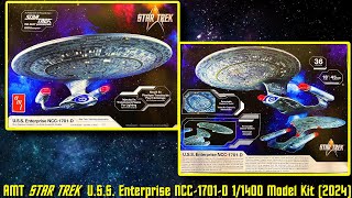 AMT STAR TREK The Next Generation USS Enterprise NCC1701D 11400 Scale Model Kit 2024 [upl. by Elden]