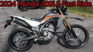 2024 Honda 300 L FIrst Ride [upl. by Harriette536]