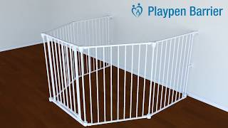 Playpen Barrier Installation  Perma Child Safety™ [upl. by Bodkin]