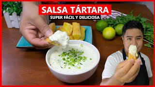 Como preparar SALSA TÁRTARA Peruana  Super Fácil y deliciosa  Sonqu [upl. by Eddra]