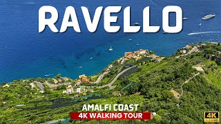 RAVELLO Amalfi Coast Italy 🇮🇹 Walking tour of RAVELLO and VILLA CIMBRONE and VILLA RUFOLO [upl. by Tormoria7]