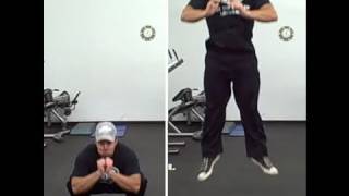 Bodyweight Jump Squats  Plyometric Workout [upl. by Maxy]