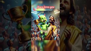 Jesus help the baby deviljesus christ devil  trendingshorts god is with us [upl. by Nylde]