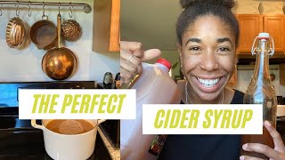 Easy Fall Recipe Apple Cider Syrup  Delise Germond [upl. by Laurinda]