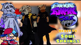 Lune amp Ivory  Fnf React To Soul Springs DEMO  Cutscenes Cute FNF BFBoyfriend [upl. by Kelwen664]