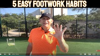 5 easy footwork habits that will change your tennis game forever [upl. by Abisia]