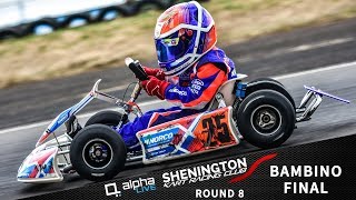 Bambino Final  Round 8  Shenington Kart Racing Club 2018 [upl. by Greysun]