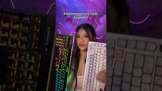 100 Keyboard VS 200 Keyboard ⌨️ asmr shorts [upl. by Yasdnil342]