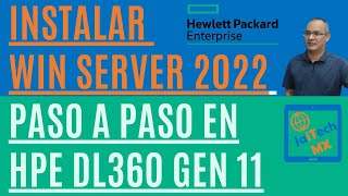 HPE DL360 GEN 11 CREAR RAID E INSTALAR WINDOWS SERVER 2022 [upl. by Lainad612]