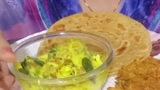 Meen Moilee Fish Curry Small Fish And Lachha Paratha [upl. by Mandeville]