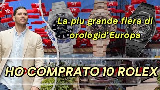 La più grande fiera d’orologi d’Europa orologi e diamanti da Monaco di Baviera Negoziazioni live [upl. by Akemhs]