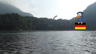 Freibergsee in Oberstdorf und HeiniKlopfer Skiflugschanze über Ziegelbachweg Allgäu [upl. by Maccarone144]