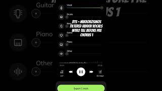 BTS  Mikrokosmos Filtered Hidden Vocals Part 1 bts shorts fyp viral kpop [upl. by Vick589]