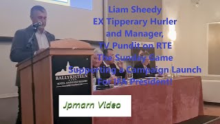 Liam Sheedy Ex Tipperary Hurler and Manager speak at a campaign launch for IFA President [upl. by Chatav404]