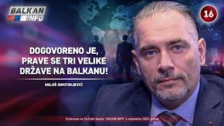 INTERVJU Miloš Dimitrijević  Dogovoreno je prave se tri velike države na Balkanu 1192024 [upl. by Mccreary]