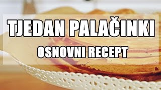 Palačinke  osnovni recept [upl. by Ajnotal]